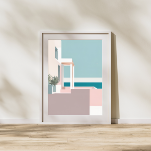 Abstract Blush Wall Art