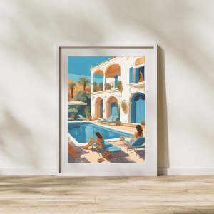 Poolside Capri Wall Art