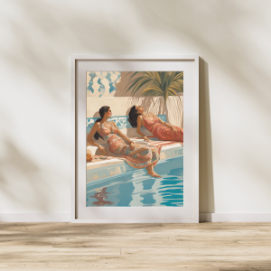 Day by The Pool Wall Art