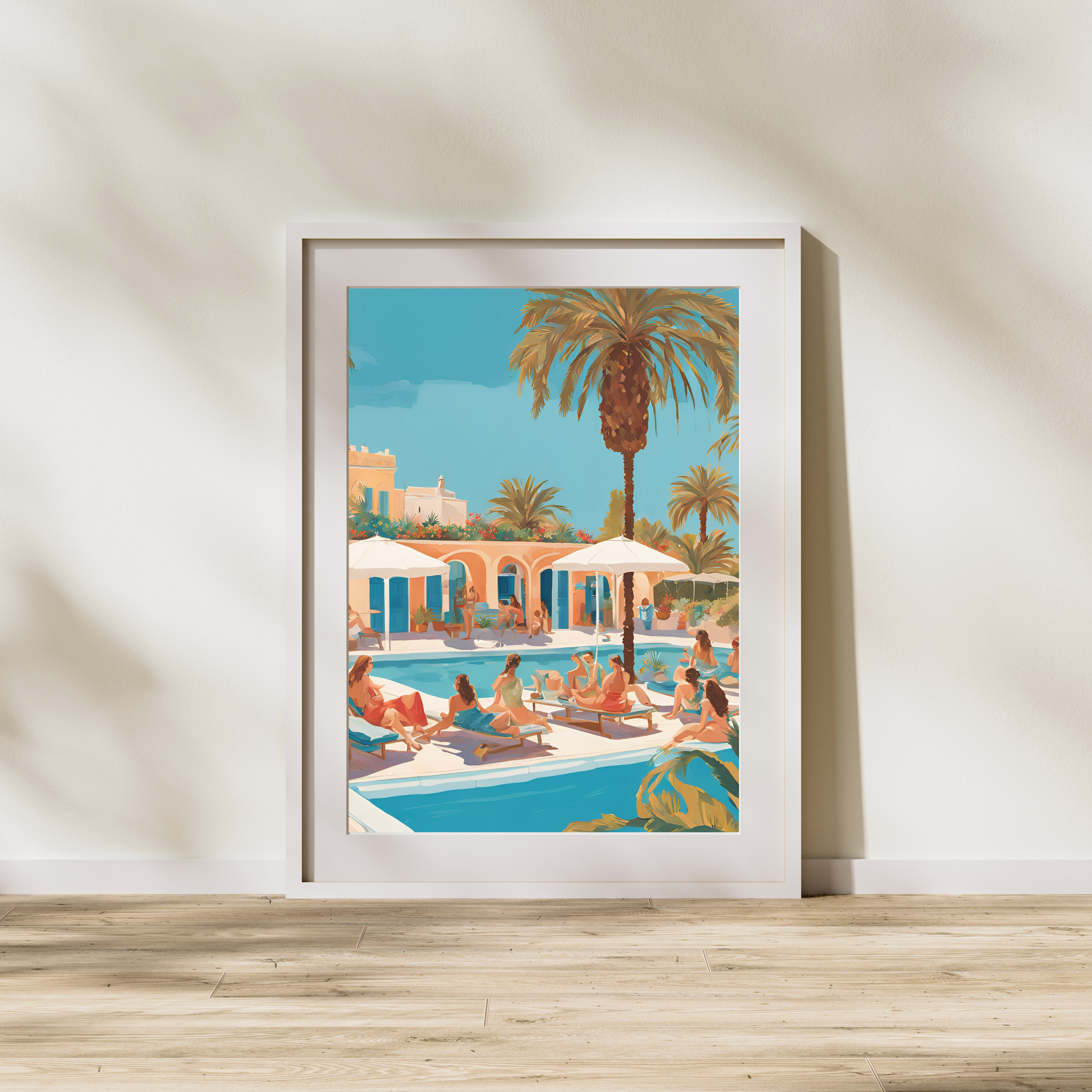 Poolside Reverie Wall Art