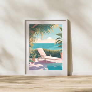 Sunlounger Wall Art