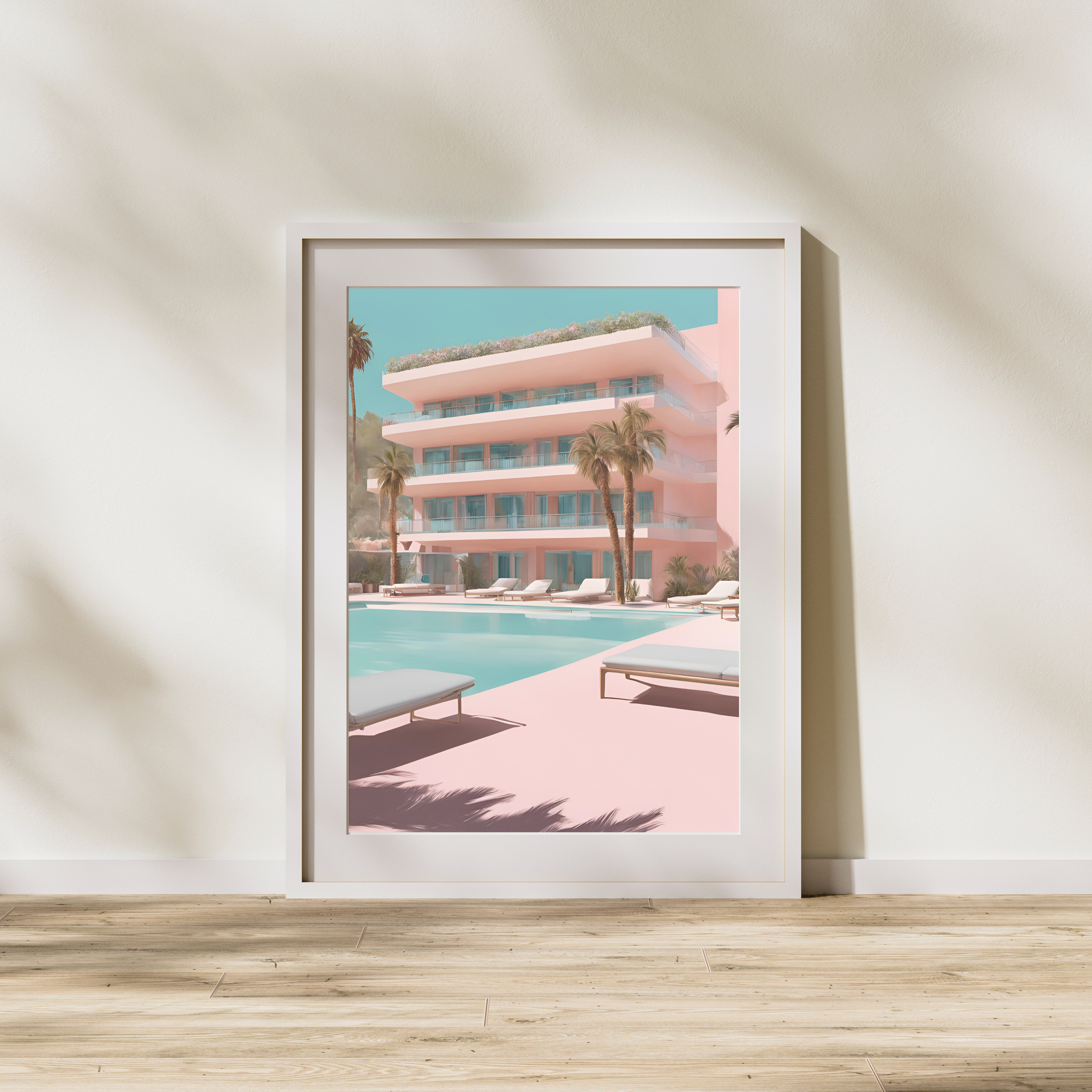 Pink Hotel Wall Art