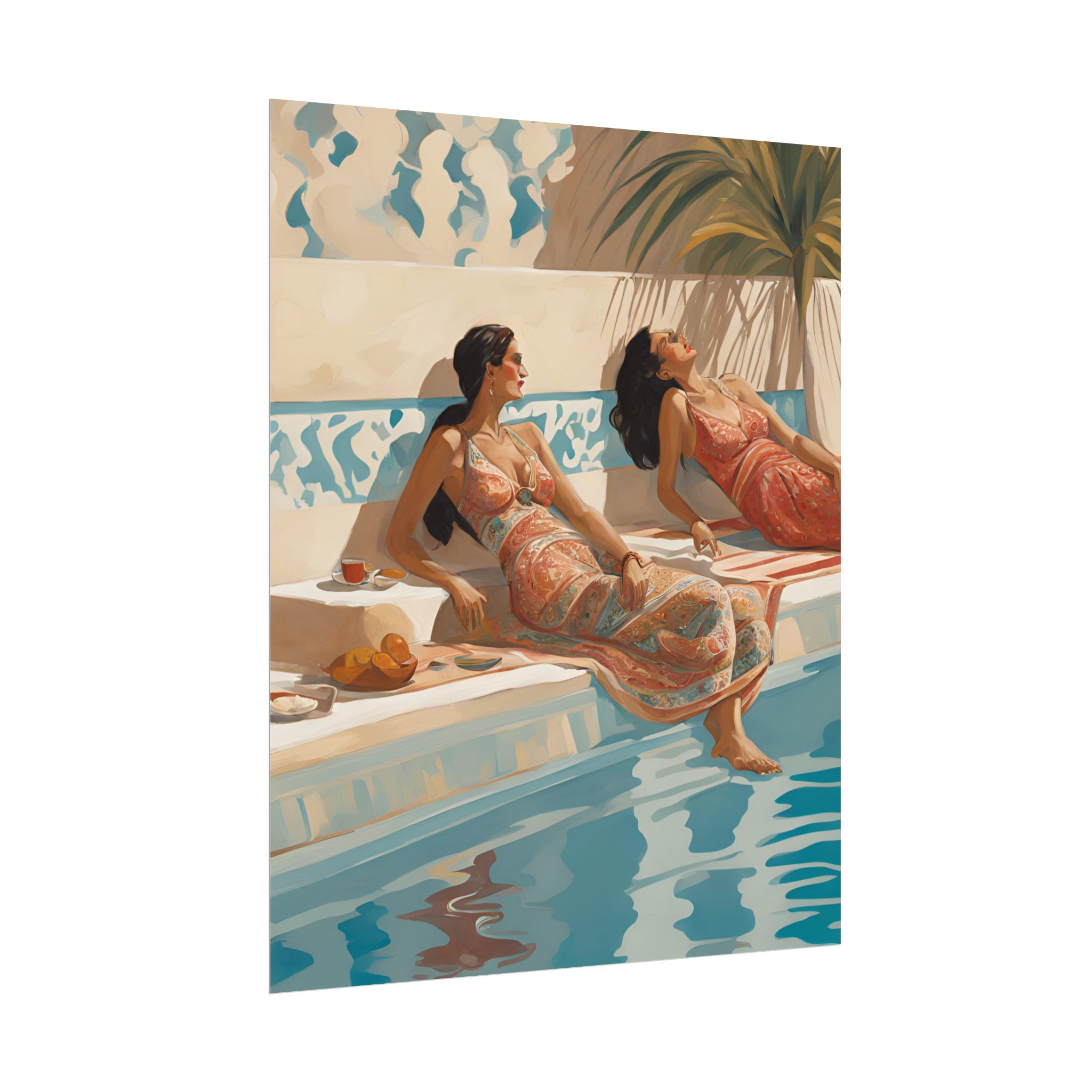 Day by The Pool Wall Art - Image 4