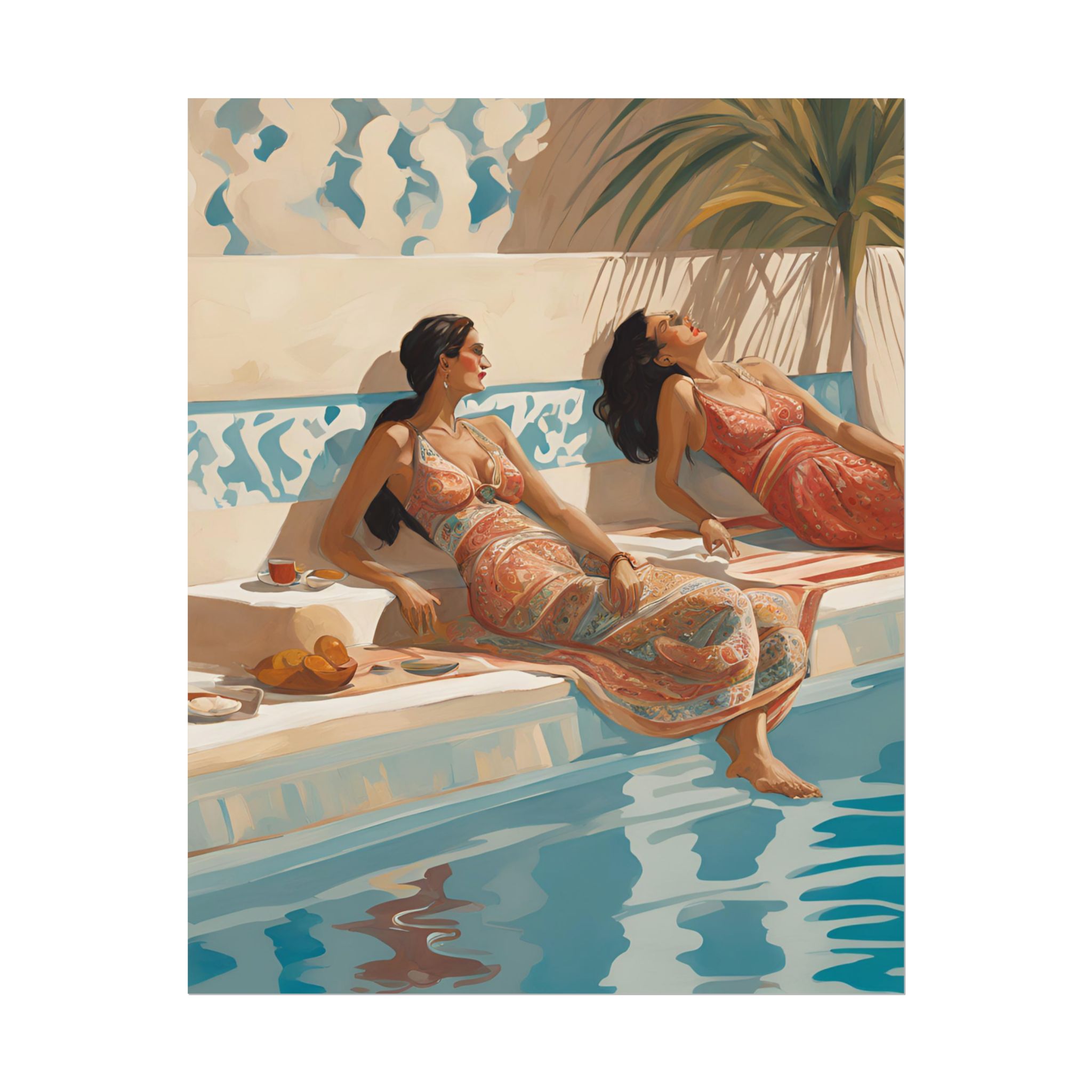 Day by The Pool Wall Art - Image 3