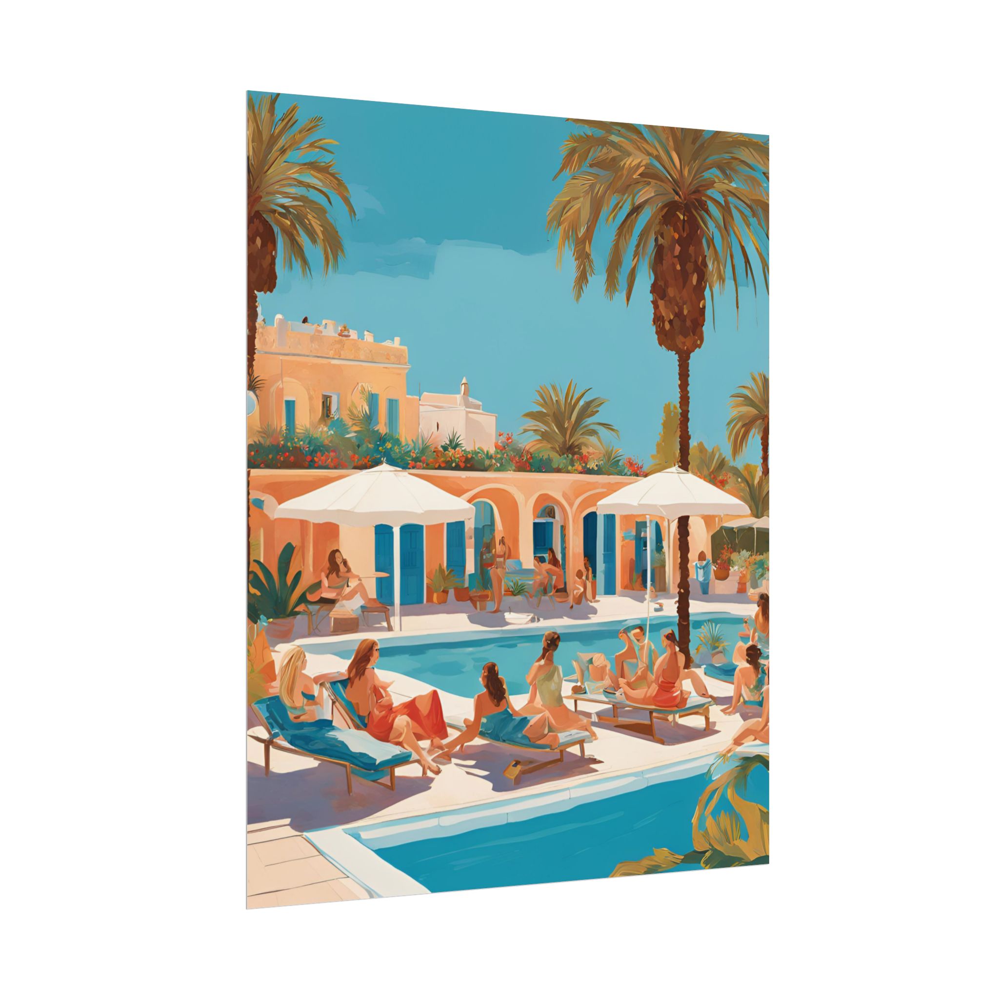 Poolside Reverie Wall Art - Image 4