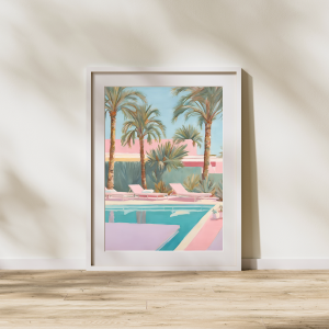 Es Canar Villa Poolside Wall Art