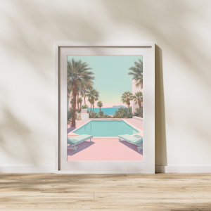 Blush Sunset Wall Art
