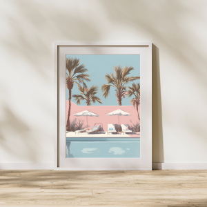 White Umbrella Wall Art