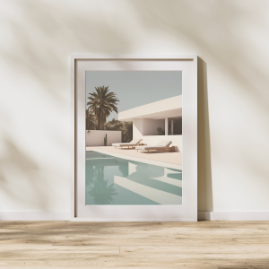 Hollywood Poolside l Wall Art