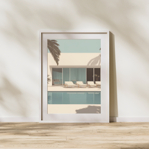 Desert Poolside Wall Art