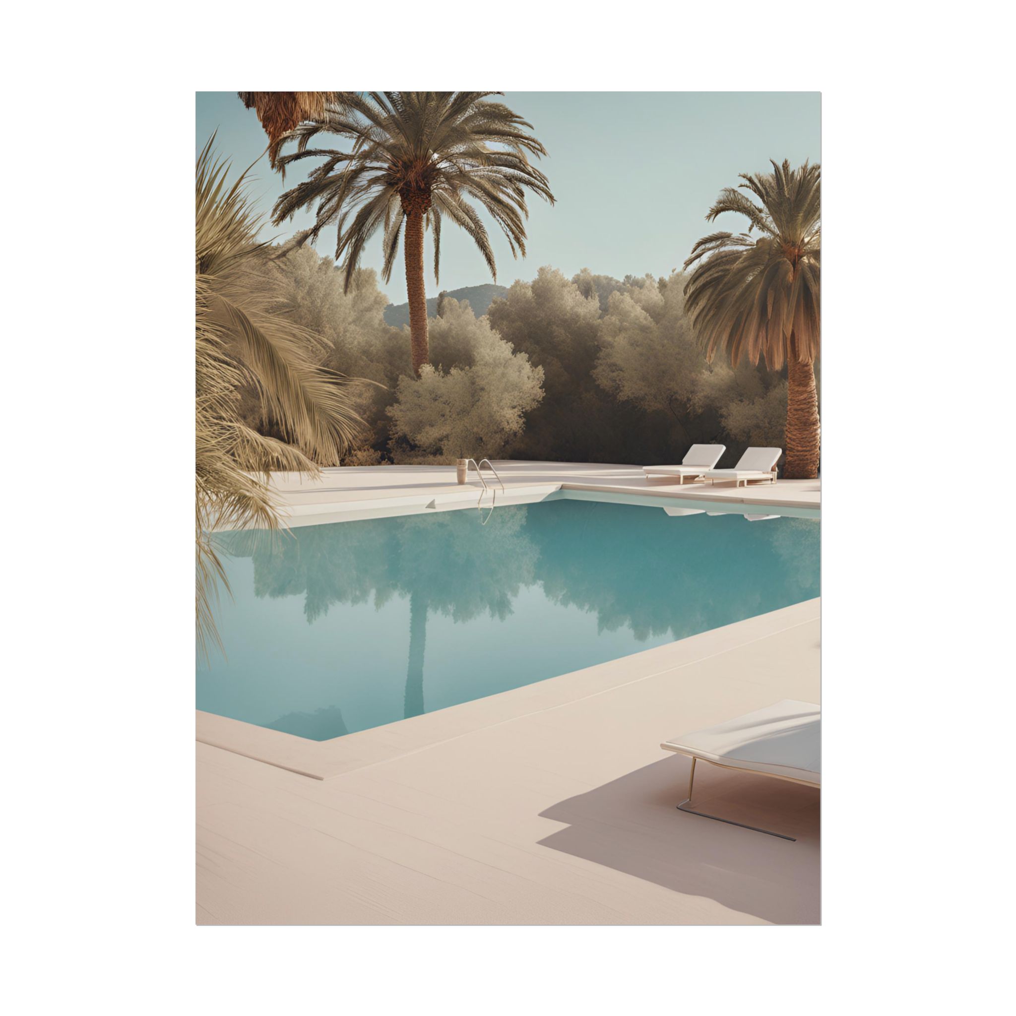 Muted Pool l Wall Art - Image 34