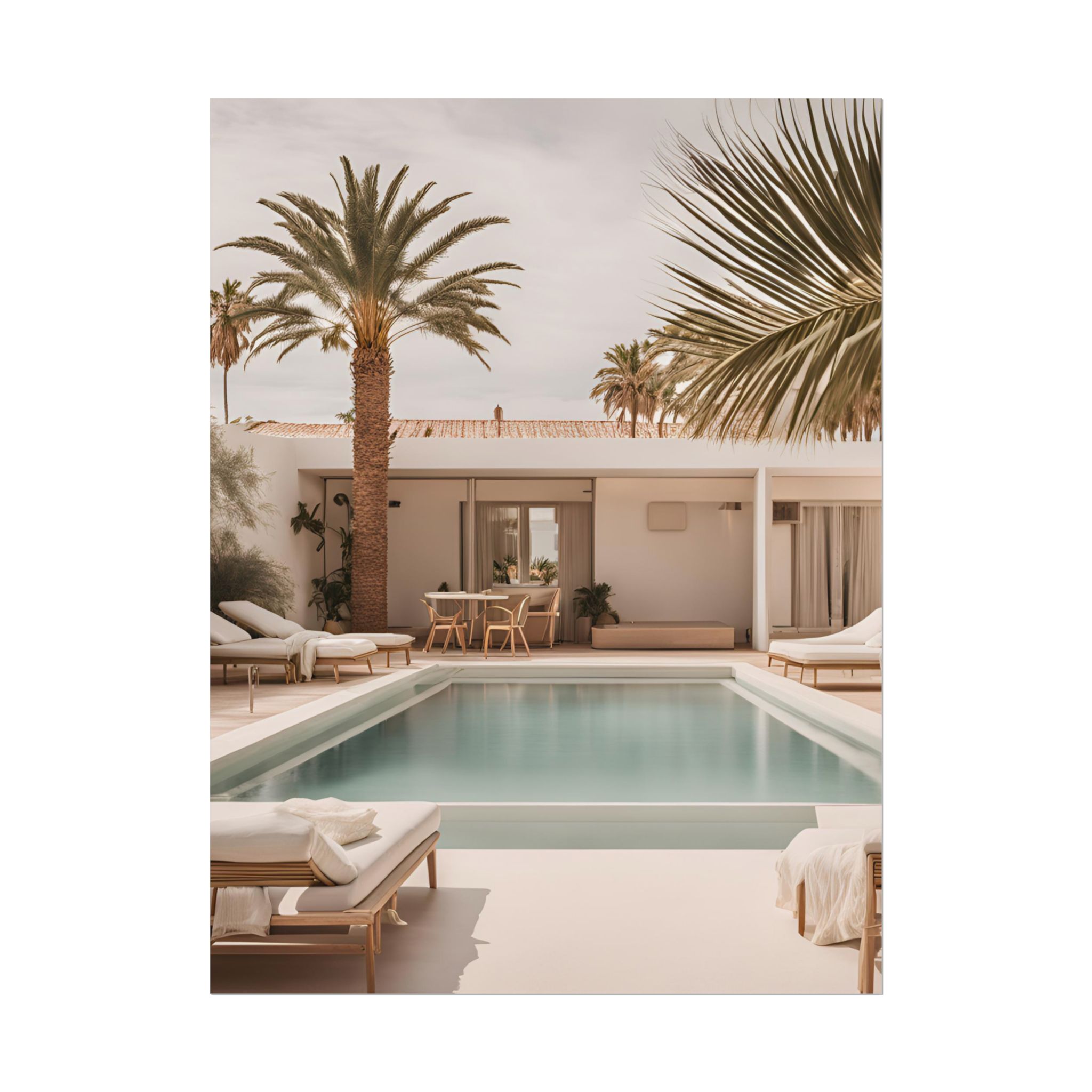 Palms & Pool lll Wall Art - Image 15