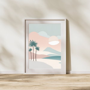 Distant Palms Wall Art