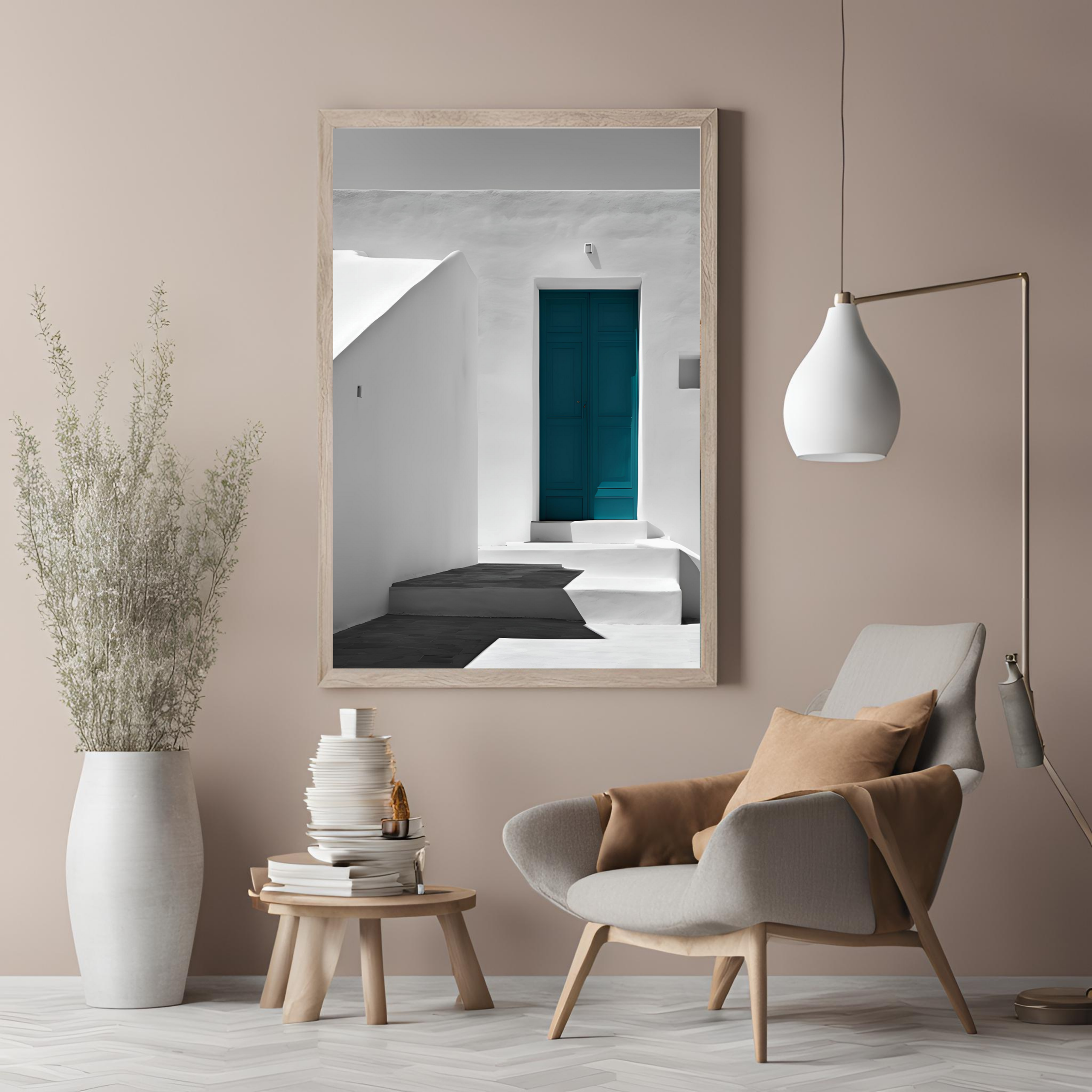 Blue Door Wall Art - Image 2