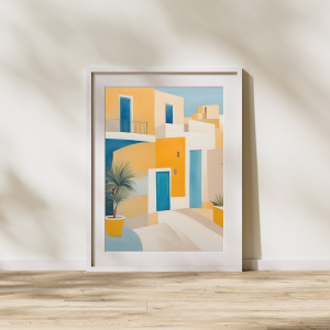 Summer House in Zest Wall Art