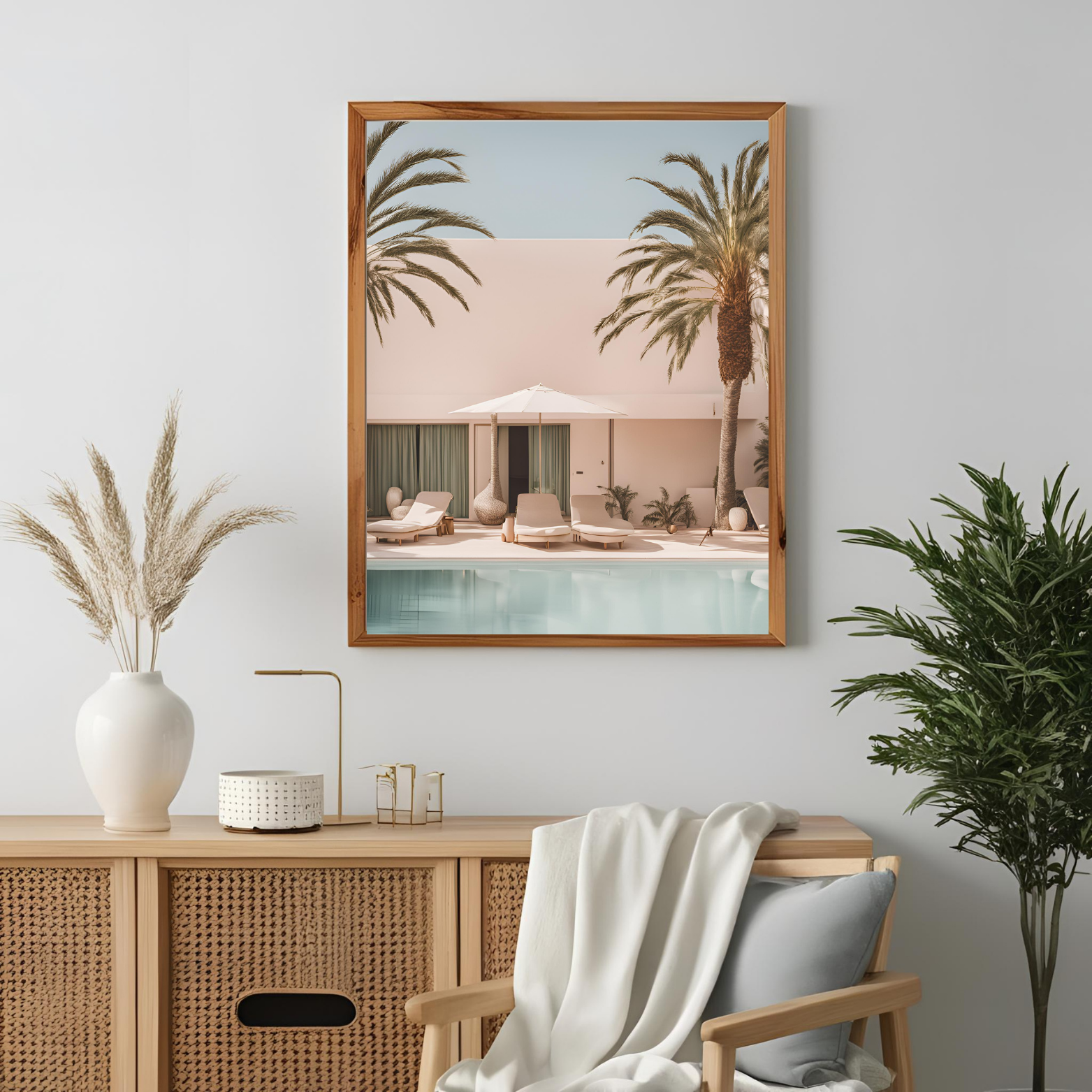 Cali Desert Villa l Wall Art