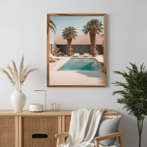Palms & Pool ll Wall Art