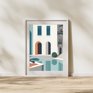 Amalfi Poolside Wall Art