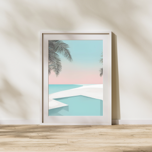 Maldives Sunset Wall Art