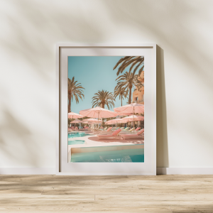 Miami Poolside l Wall Art