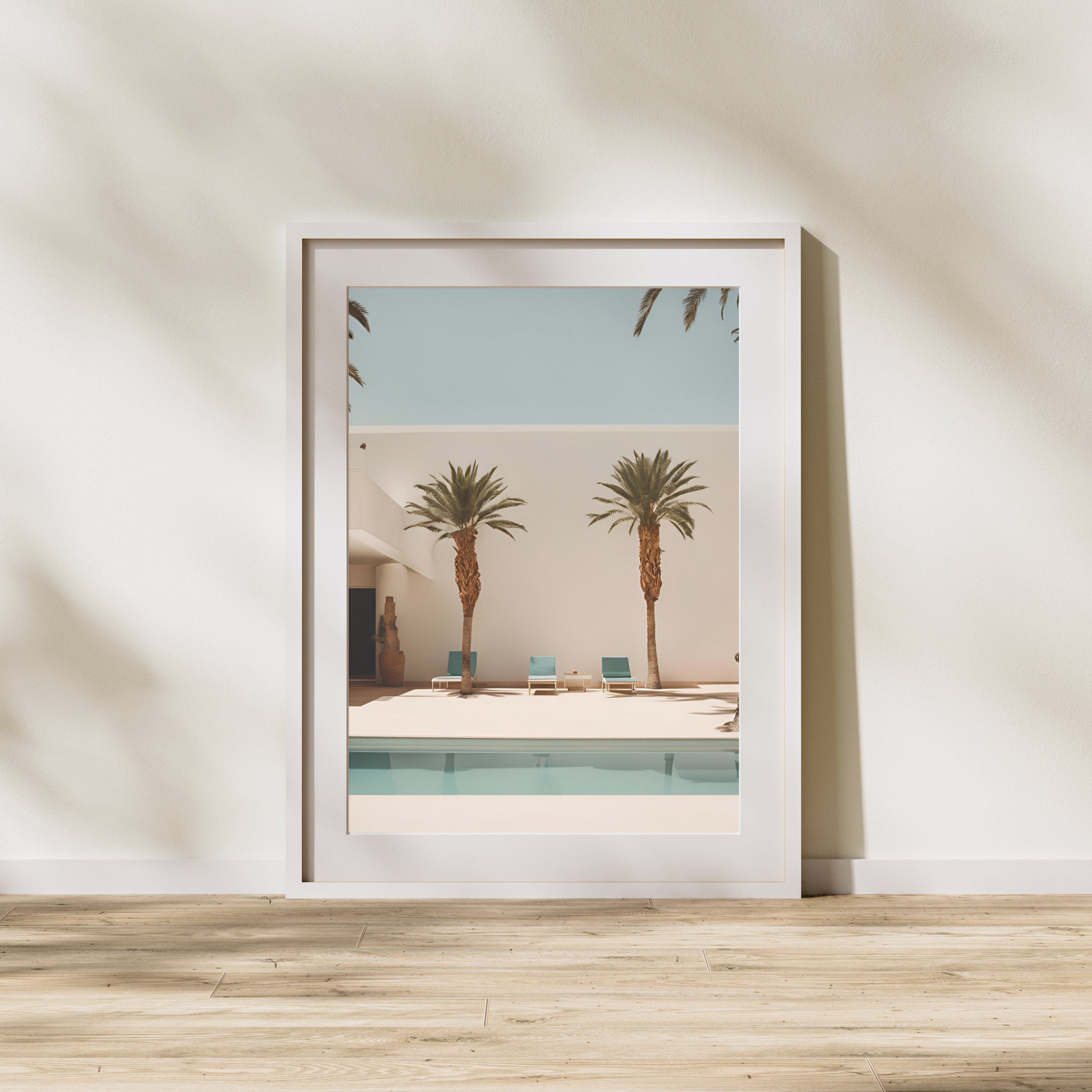 Palm Poolside Wall Art
